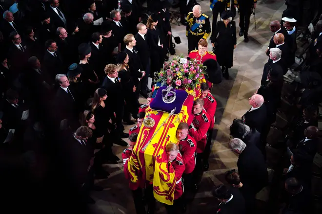 The Queen's state funeral took place on Monday before a private ceremony took place for her to be laid to rest.