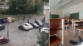 There are multiple fatalities, including children after a shooting at a school in Russia