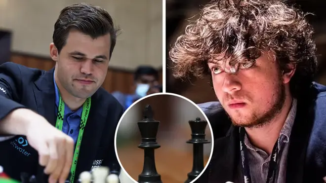 Chess rocked by cheating scandal involving Magnus Carlsen (l) and Hans Niemann (r)