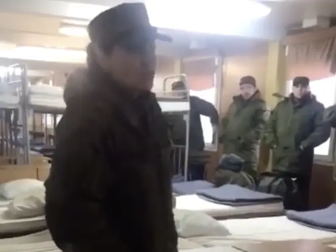 Video emerged of Russian conscripts being told to arrange their own medical supplies