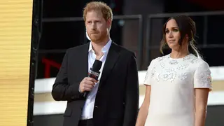 Harry and Meghan (pictured) have a disgraced Met Officer as a bodyguard