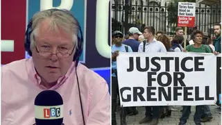 Nick Ferrari spoke to Sue Caro, Co-ordinator for the campaign group Justice for Grenfell Photo: LBC/PA