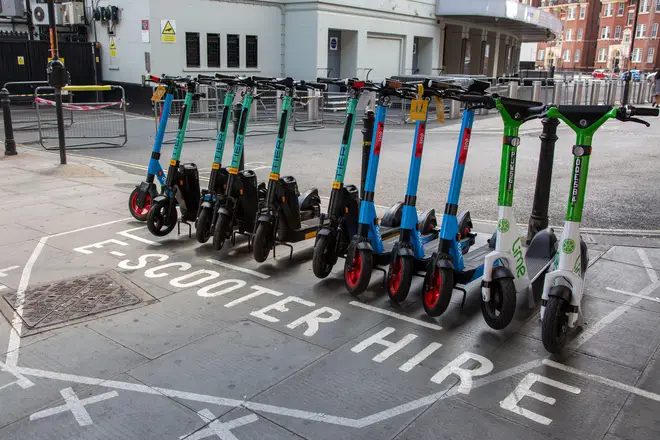 E-scooters can only be used on public roads if they are part of a government approved hire scheme.