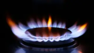 A domestic gas ring