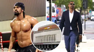 Boxer David Haye is accused of assaulting a man at Hammersmith Apollo