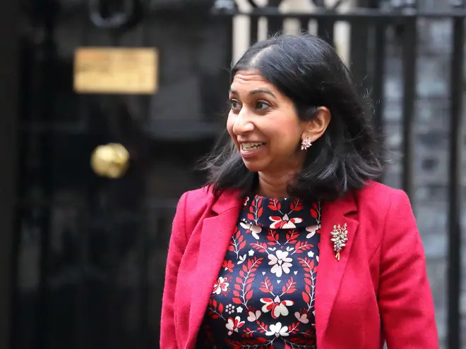 Suella Braverman made the comments amid Tory Party division