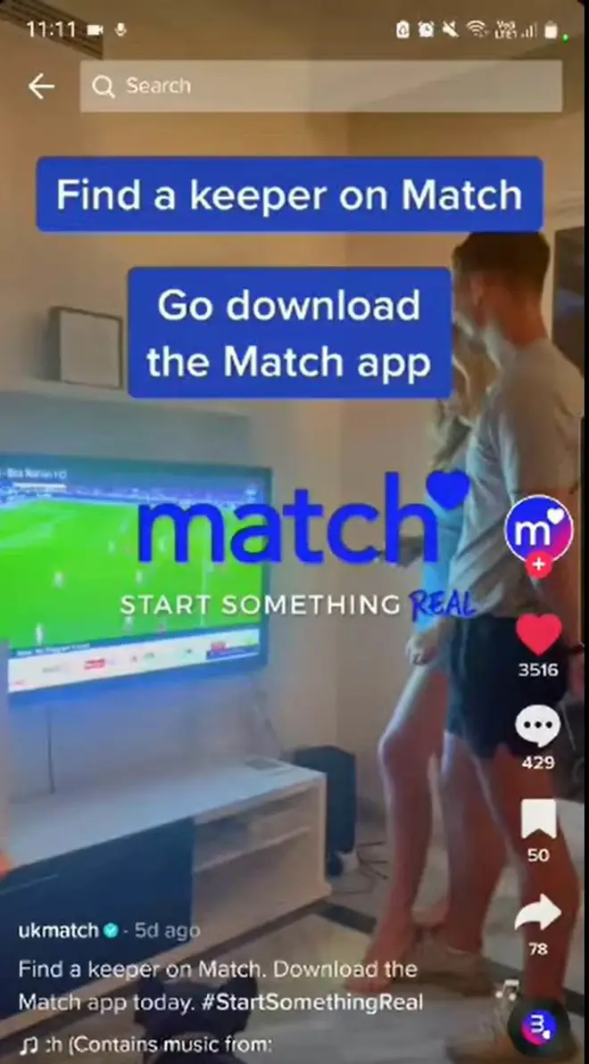 Match.com video banned