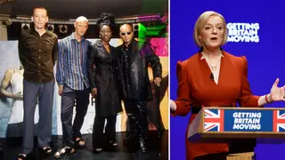 M People's Mike Pickering, left, told LBC's James O' Brien that the band did not know the song was going to be played, but if they had, they would have sent a cease and desist letter to the conference venue to prevent it being played.