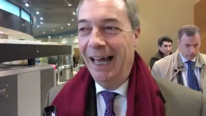 Nigel Farage in Brussels