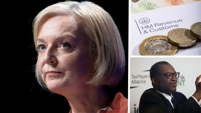 Liz Truss and Kwasi Kwarteng's mini budget announced a number of tax cuts, but now a new report suggests average households will still be worse off because the tax thresholds are not changing