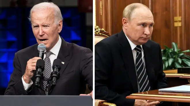 Joe Biden has warned that the world is facing the prospect of 'armageddon' if Putin uses nuclear weapons in Ukraine