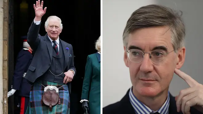 The business secretary, Jacob Rees-Mogg (right), has given his support to a bank holiday for the King's coronation, describing the idea as 'perfectly reasonable'.