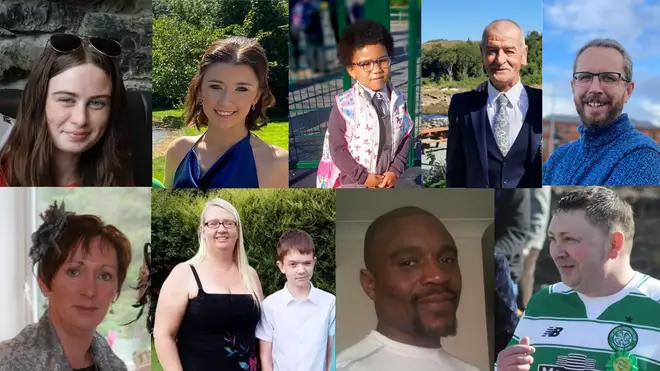 The 10 people who died in the petrol station explosion have been named
