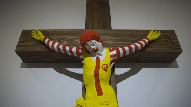 McJesus, the controversial artwork on display in Israel