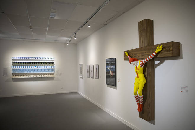 McJesus is being displayed in the Haifa Museum of Art