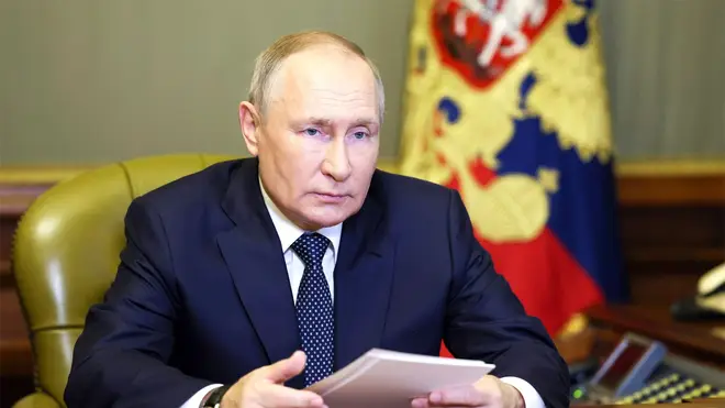 Putin claimed the attacks were in retaliation for an attack by Ukrainian forces on a bridge linking Russia with Crimea.