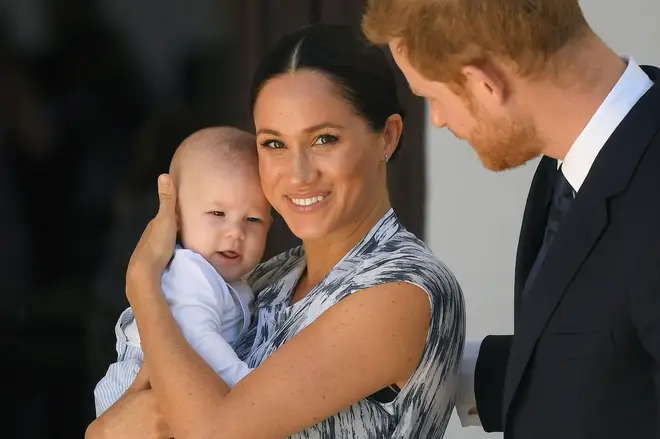 The Duke and Duchess of Sussex with son Archie in 2019