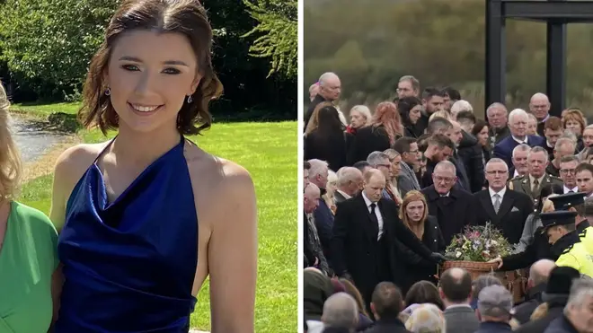 Fashion designer Jessica Gallagher, 24, was laid to rest as Ireland mourns.