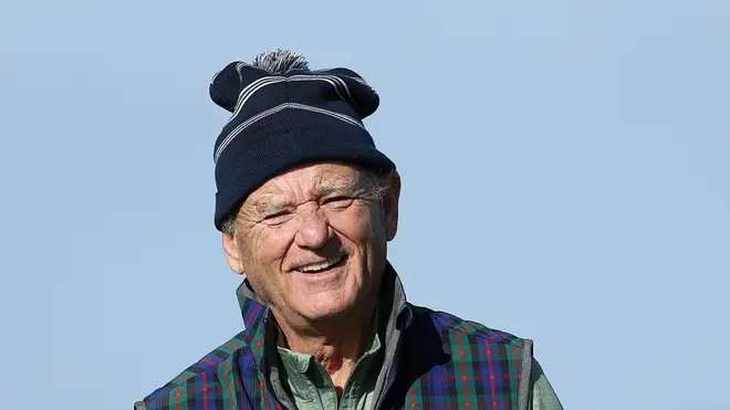 Bill Murray in Scotland earlier this month