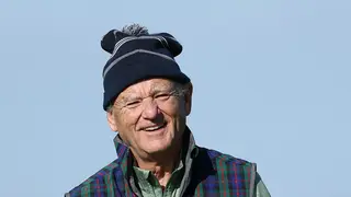 Bill Murray in Scotland earlier this month