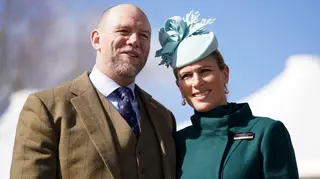 Mike Tindall and Zara Tindall arriving for day three of the Cheltenham Festival at Cheltenham Racecourse earlier this year