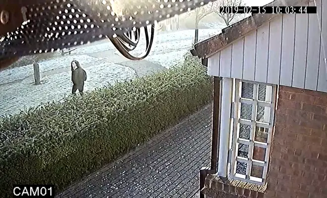 CCTV shows Leah's last known movements in 2019