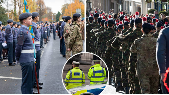 A group of RAF Cadets in North London has been told police will no longer enforce a road closure for its Remembrance Sunday parade