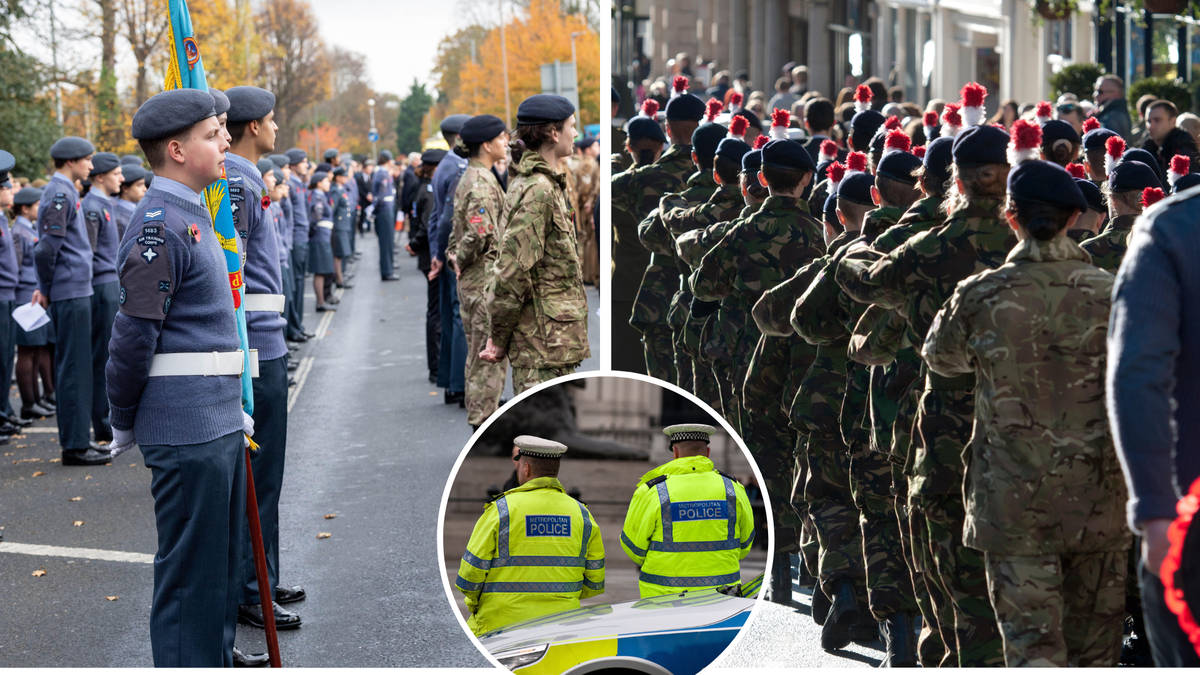 RAF Cadets warned Remembrance Sunday parade could break the law as police scrap ‘gesture…