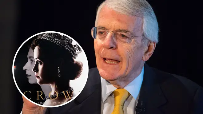 Sir John Major was moved to issue a statement condemning the plot of The Crown