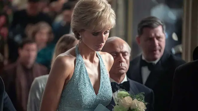 Elizabeth Debicki plays Diana in The Crown