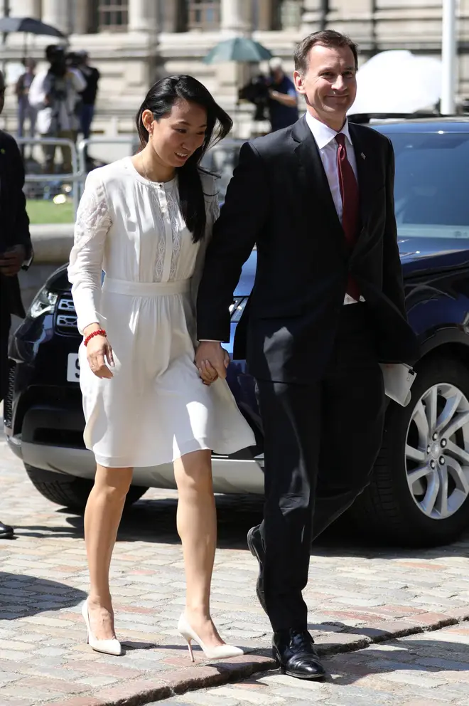 Jeremy Hunt and wife Lucia
