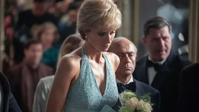 Elizabeth Debicki as Diana in The Crown