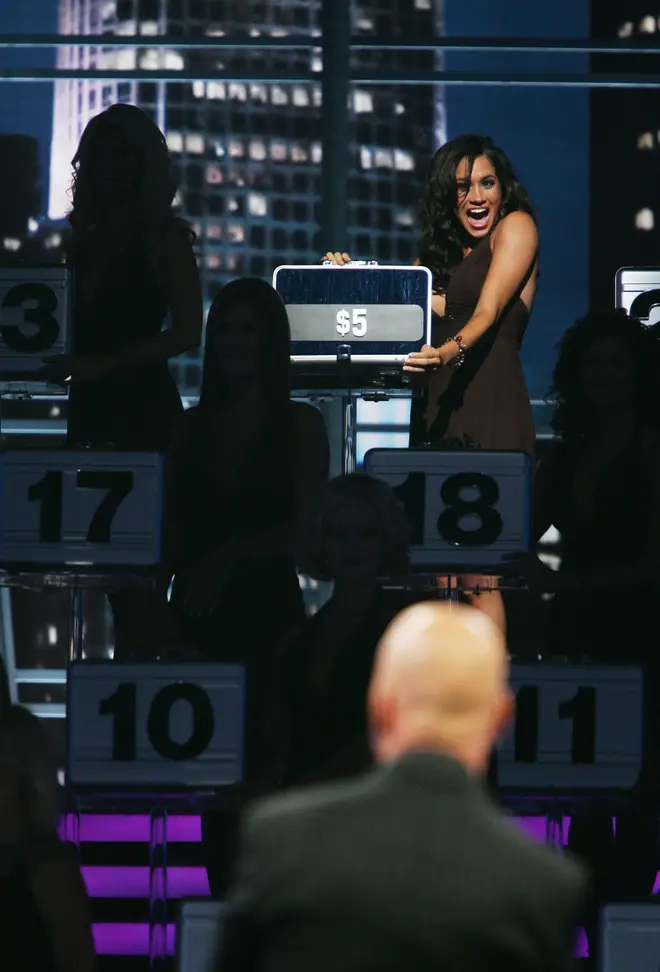 Meghan did a brief stint as a 'briefcase girl' on NBC's Deal or No Deal