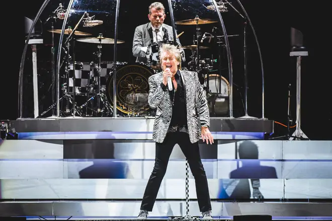 Milan, Italy, January 31st 2018: The British rock singer and songwriter Rod Stewart performing live in Milan for his single Italian concert Photo: Alessandro Bosio/Alamy Live News
