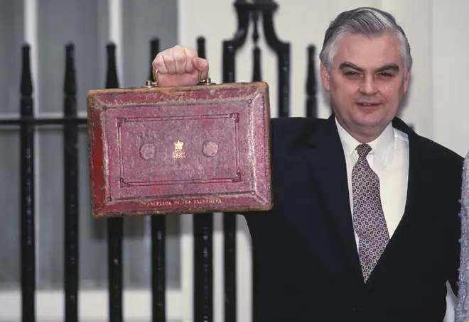 Norman Lamont as chancellor in 1993