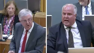 Mark Drakeford shakes with rage as he launches blistering attack on Welsh Tory leader after question on NHS waits