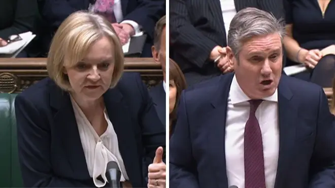 Liz Truss had a fiesty PMQs with Sir Keir Starmer