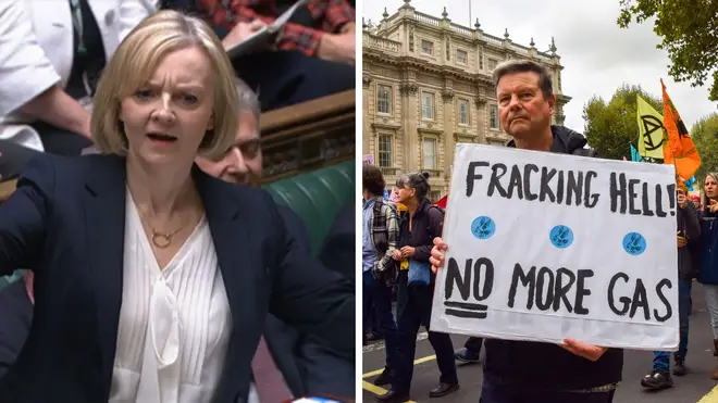 Liz Truss's whips have described the fracking vote as a motion of confidence in her Govt