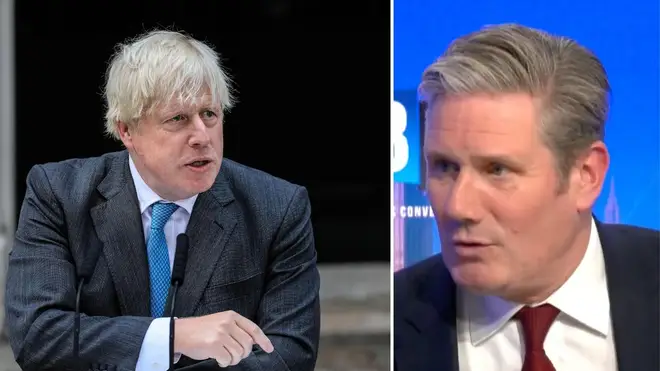 Sir Keir Starmer said he wanted to remind Tories that Boris Johnson was unfit for office as PM