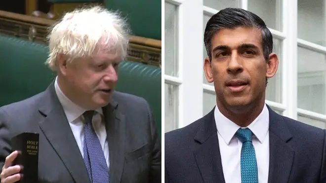 Boris Johnson is looking to take on Rishi Sunak for the top job