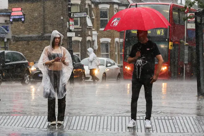 Rain in London