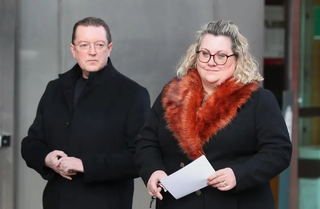 The parents of Libby Squire: Lisa and Russell