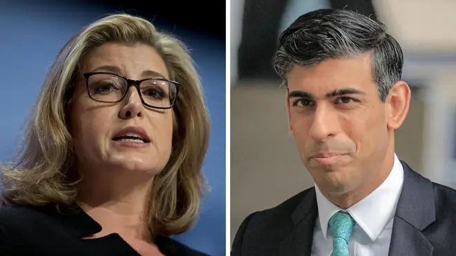 Penny Mordaunt (left) and Rishi Sunak (right) are the last candidates left