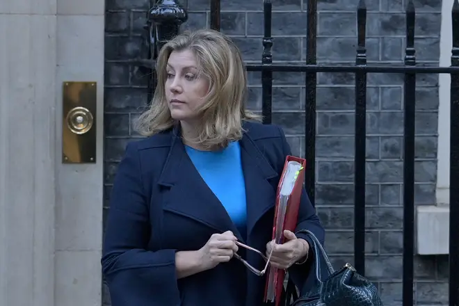 Penny Mordaunt withdrew from the Tory leadership contest at the last minute