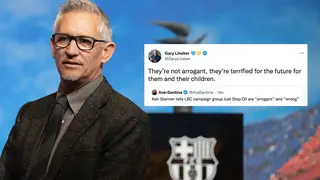 Gary Lineker came under fire for comments about Just Stop Oil
