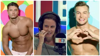 Love Island's Mike TEARS Chris down in this interview with LBC's Lucy Beresford Photo: LBC/ITV