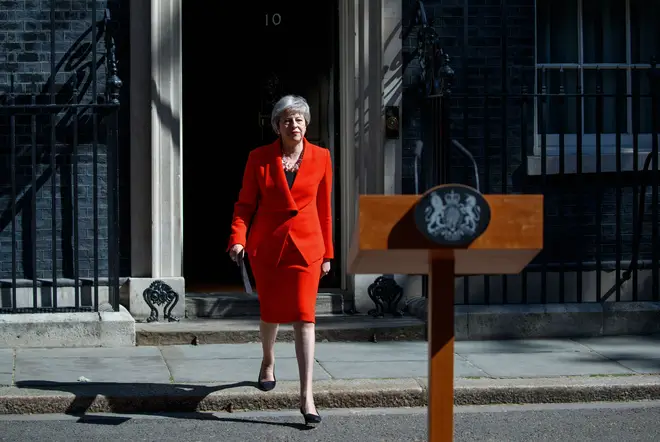 Theresa May resigned in 2019
