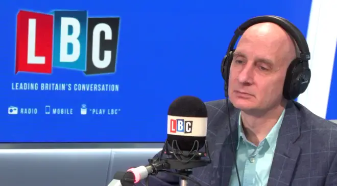 Lord Adonis, listening to Nigel Farage's caller Tommy
