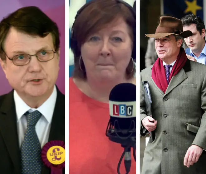 Gerard Batten Nigel Farage Shelagh Fogarty