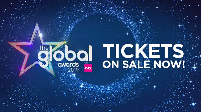 Global Awards Tickets are available NOW